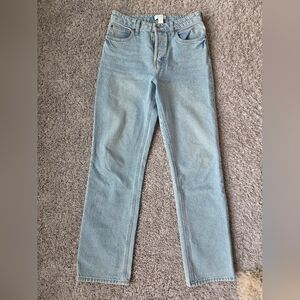 H&M Light Wash Straight Leg Jeans
